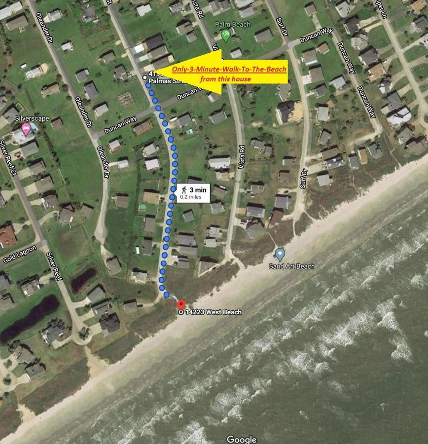 Private Beach -- Away From The Crowds - Ocean Views -Short Drive To Moody Gardens, Schlitter Bahn, Pleasure Pier Galveston Kültér fotó